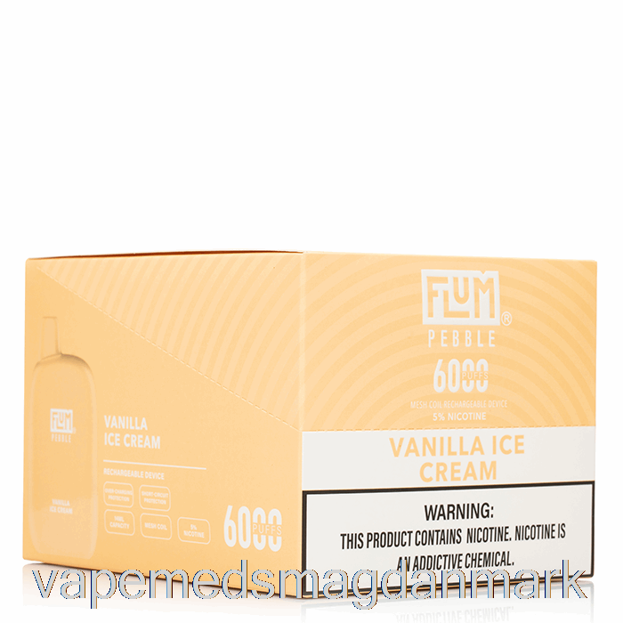 Vape Væske [10-pack] Flum Pebble 6000 Engangs